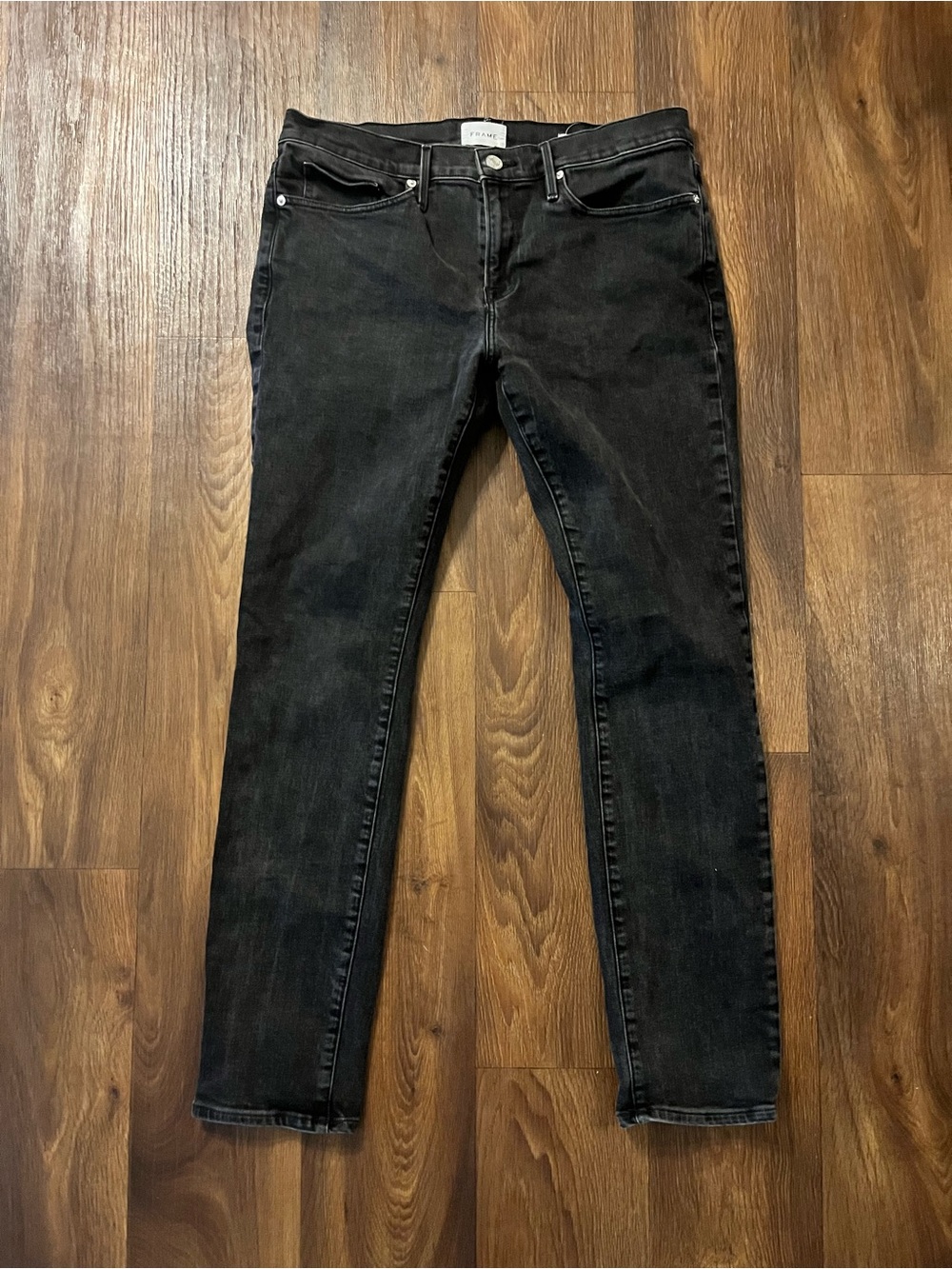 Frame Men’s L’Homme Slim Denim Jeans Size 34 Length 30” Black